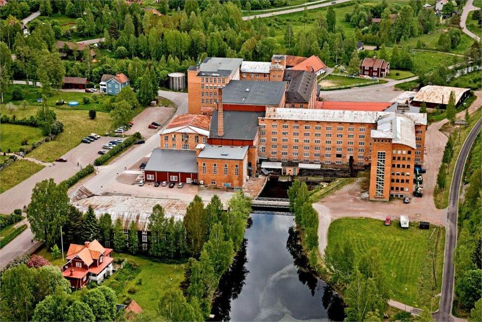 Flygbild Yllefabriken 2015